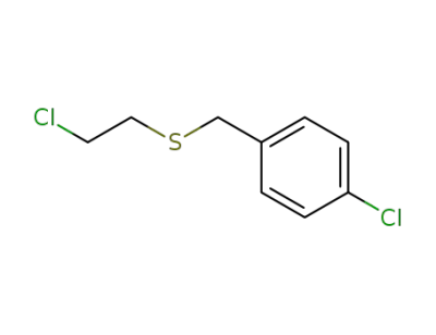 (2-chloro-ethyl)-(4-chloro-benzyl)-sulfide
