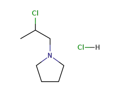 1-(2-chloro-propyl)-pyrrolidine; hydrochloride
